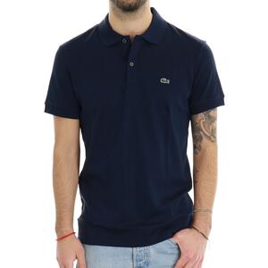 POLO IN JERSEY BLU